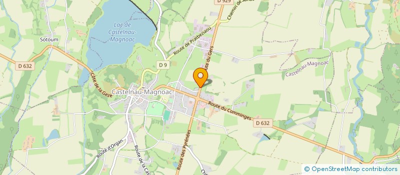 localisation de l'entreprise DRIPMOTO  CASTELNAU-MAGNOAC