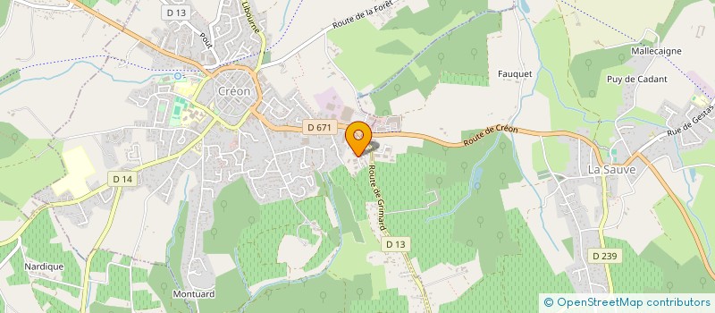 localisation de l'entreprise DRIPP-IN SYSTEM  CREON