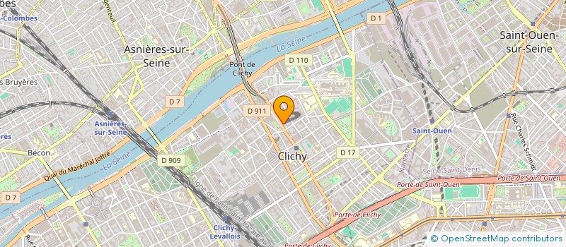 localisation de l'entreprise DRIRA à CLICHY