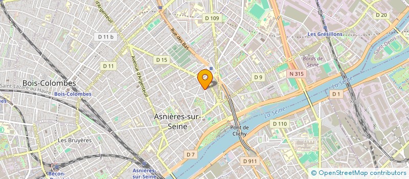 localisation de l'entreprise DRISS DECOR  ASNIERES-SUR-SEINE
