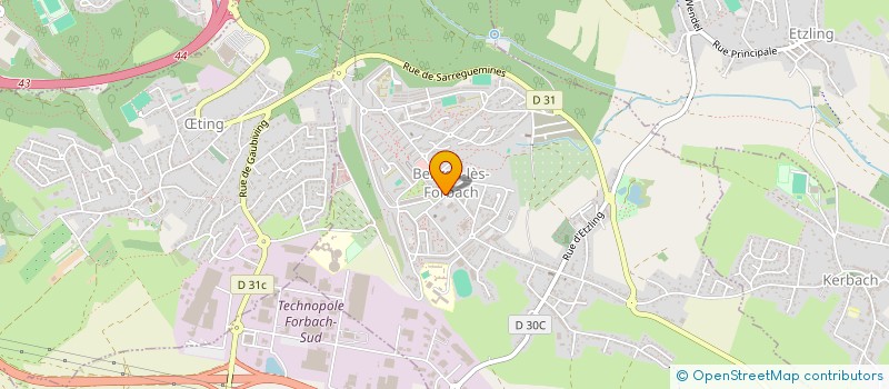 localisation de l'entreprise DRISSI AZZEDINE NEKAA ABDELKRIM  BEHREN-LES-FORBACH