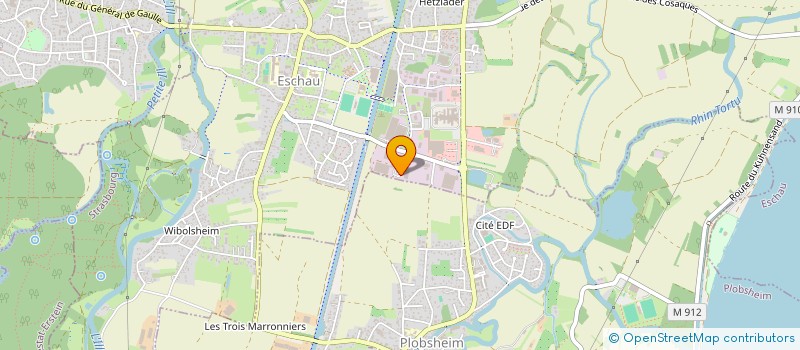 localisation de l'entreprise DRIV'EST SERVICES  ESCHAU