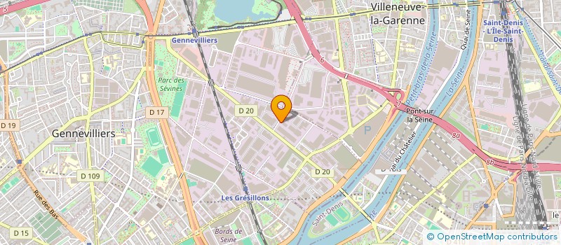 localisation de l'entreprise DRIV'EXPRESS à PARIS
