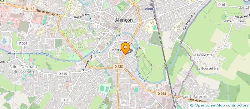 localisation de l'entreprise DRIV'FORMATION à ALENCON