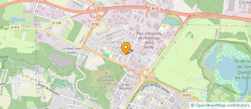 localisation de l'entreprise DRIV'OP à ELANCOURT