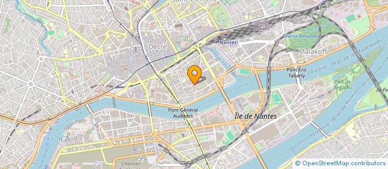 localisation de l'entreprise DRIVAL à NANTES