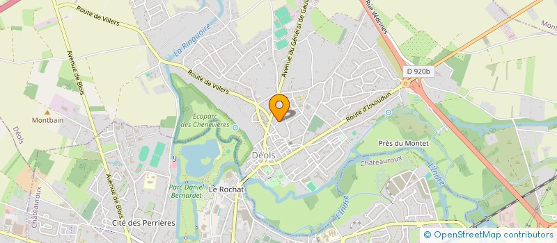 localisation de l'entreprise DRIVE 250 à DEOLS