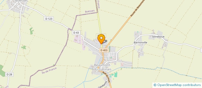 localisation de l'entreprise DRIVE 4 CHARITY  BEAUMONT-DU-GATINAIS