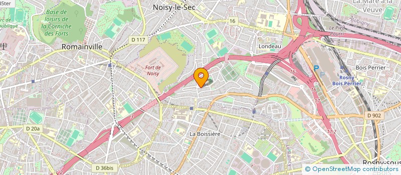 localisation de l'entreprise DRIVE 5 à NOISY-LE-SEC