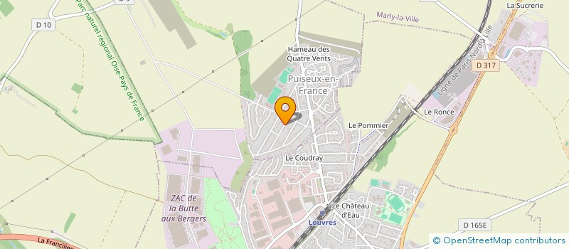 localisation de l'entreprise DRIVE  PUISEUX-EN-FRANCE