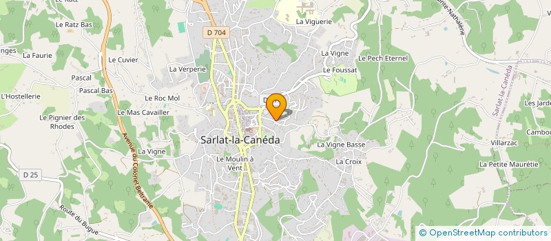 localisation de l'entreprise DRIVE à SARLAT-LA-CANEDA