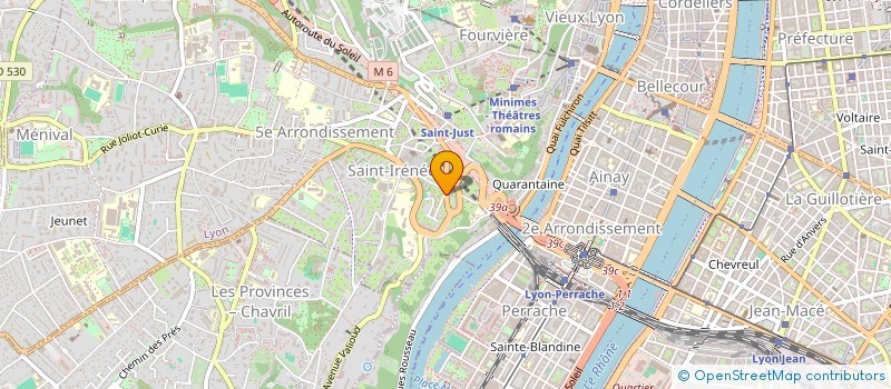 localisation de l'entreprise DRIVE A HOT ROD  LYON 5EME