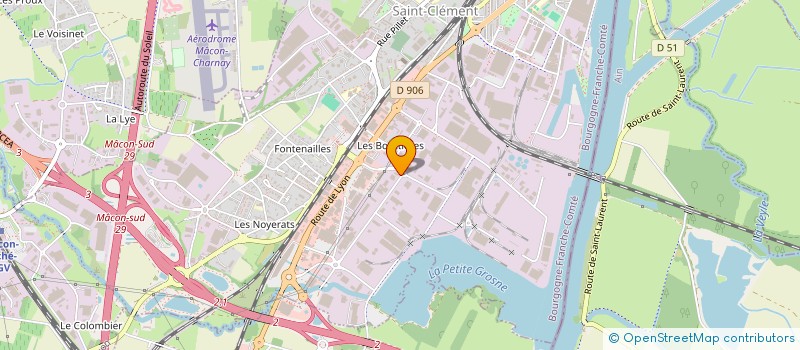 localisation de l'entreprise DRIVE CARS  MACON