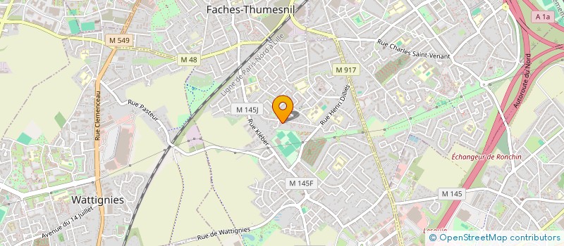 localisation de l'entreprise DRIVE CONCEPT à FACHES-THUMESNIL