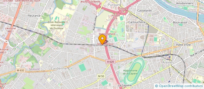 localisation de l'entreprise DRIVE DIAG MOTORS  TOULOUSE