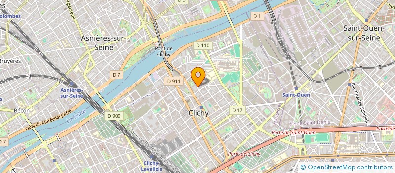 localisation de l'entreprise DRIVE EXPERT à CLICHY