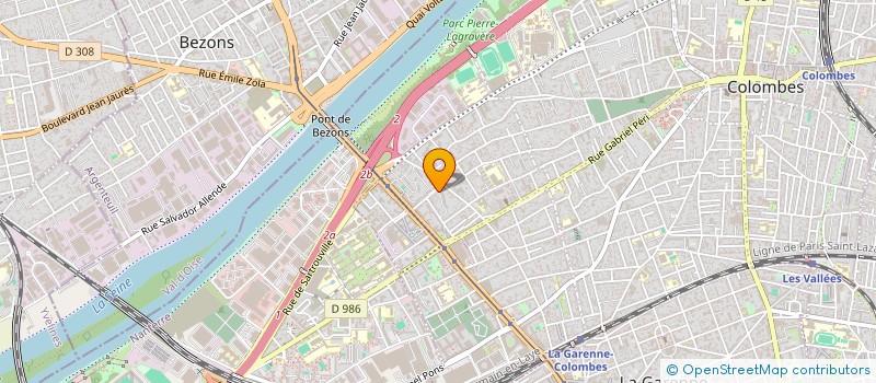localisation de l'entreprise DRIVE EXPRESS  COLOMBES