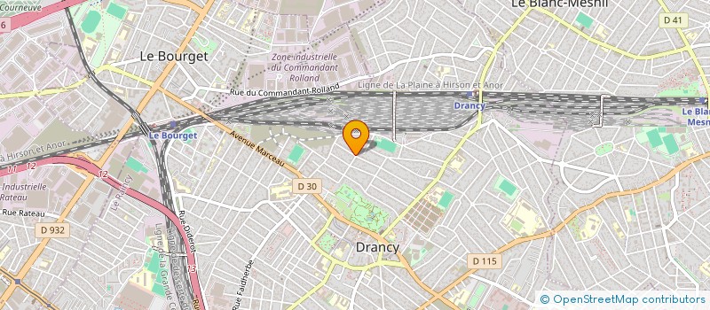 localisation de l'entreprise DRIVE FACILE à DRANCY