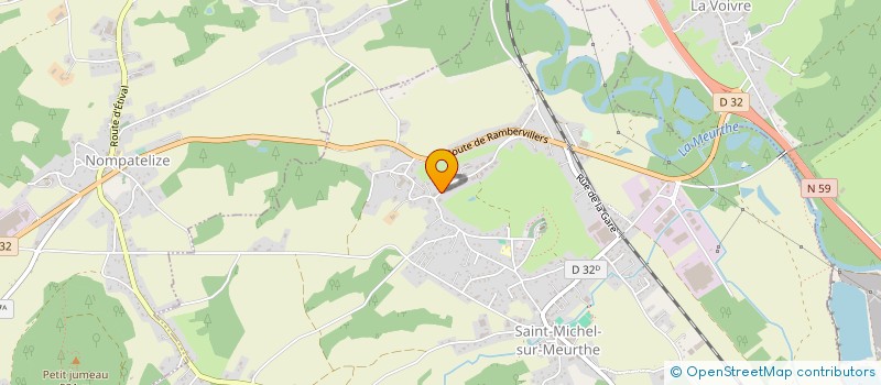 localisation de l'entreprise DRIVE FERMIER SAINTDIE à SAINT-MICHEL-SUR-MEURTHE