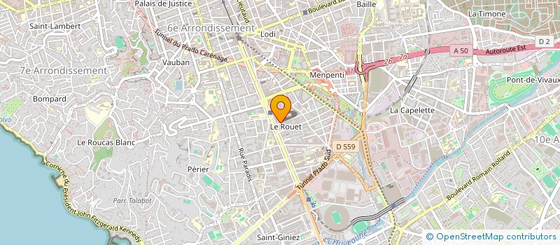 localisation de l'entreprise DRIVE FOR YOU à MARSEILLE
