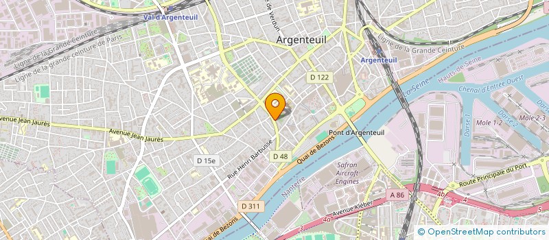 localisation de l'entreprise DRIVE FOR YOU  ARGENTEUIL