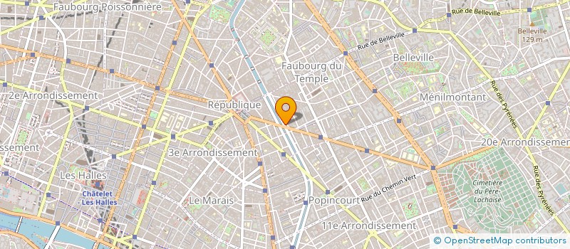 localisation de l'entreprise DRIVE IN à PARIS