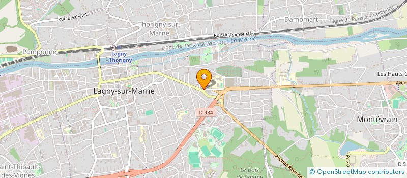 localisation de l'entreprise DRIVE-IT  LAGNY-SUR-MARNE