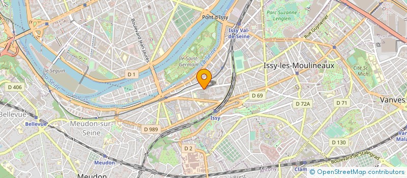 localisation de l'entreprise DRIVE ME à ISSY-LES-MOULINEAUX