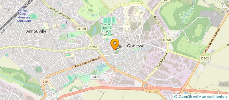 localisation de l'entreprise DRIVE ME CONCEPT à GONESSE