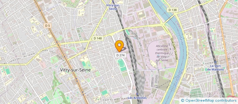 localisation de l'entreprise DRIVE MECA à VITRY-SUR-SEINE