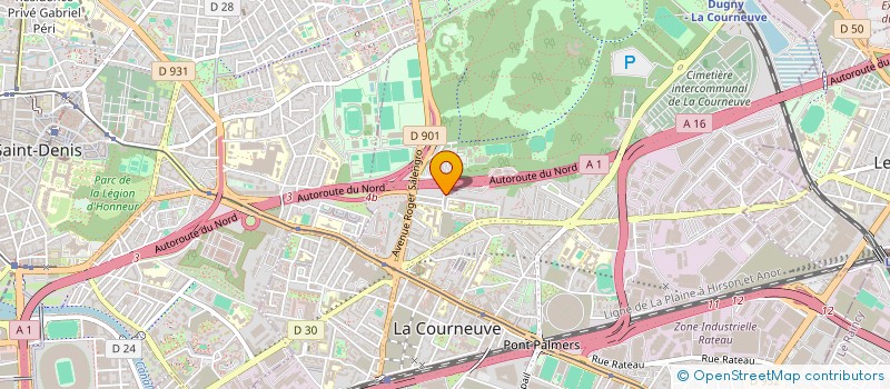 localisation de l'entreprise DRIVE MY CAR à LA COURNEUVE