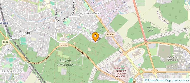 localisation de l'entreprise DRIVE PARE-BRISE 77 à VERT-SAINT-DENIS