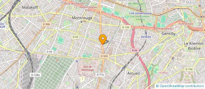 localisation de l'entreprise DRIVE PARIS HOUSE  MONTROUGE