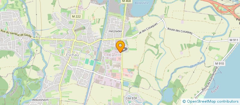 localisation de l'entreprise DRIVE PNEUS  ESCHAU