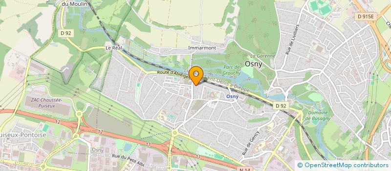 localisation de l'entreprise DRIVE PRIORITY  OSNY