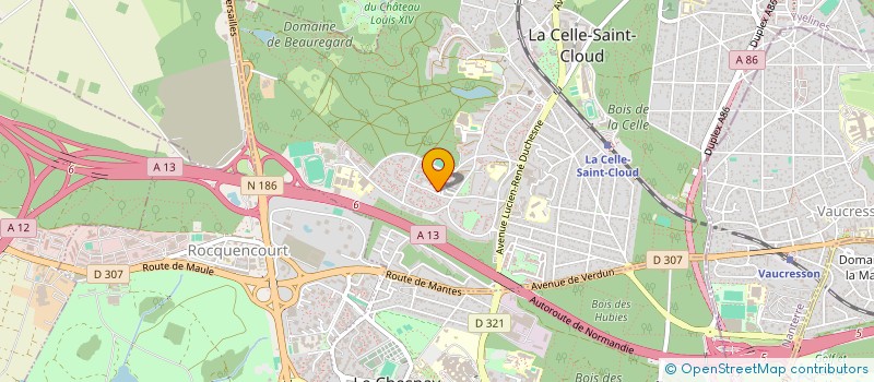 localisation de l'entreprise DRIVE PRONTO COMFORT  LA CELLE-SAINT-CLOUD