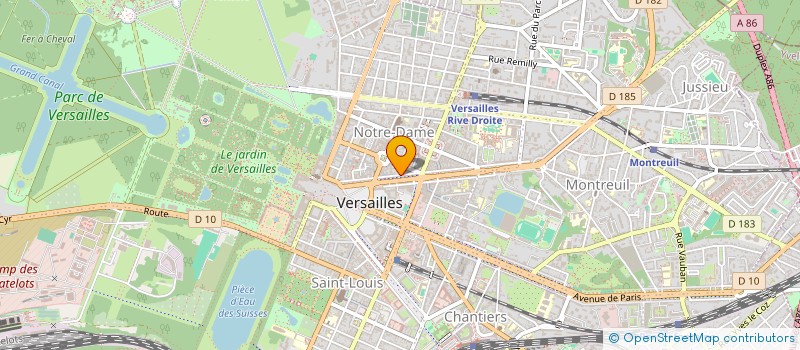 localisation de l'entreprise DRIVE RESEARCH DEVELOPMENT AND MECANICAL à VERSAILLES