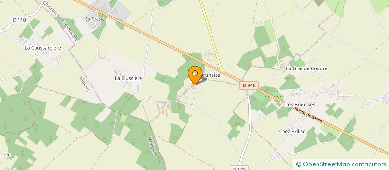 localisation de l'entreprise DRIVE-SERVICES-AUTOS  CLUSSAIS-LA-POMMERAIE