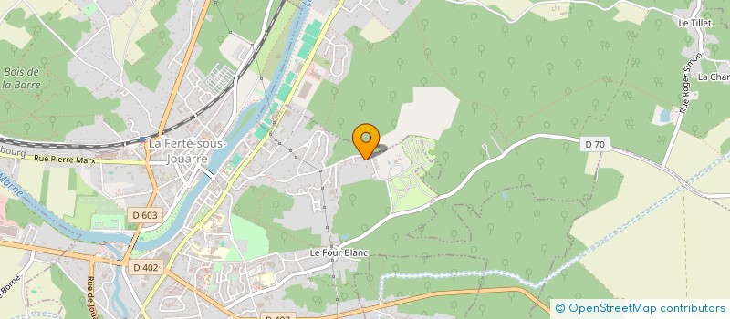 localisation de l'entreprise DRIVE SERVICES & FORMATIONS à LA FERTE-SOUS-JOUARRE