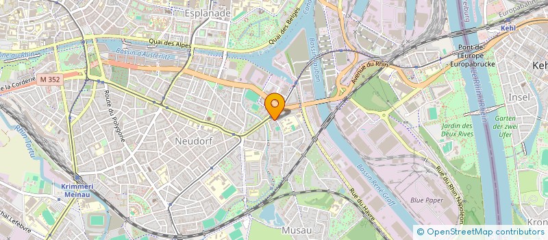 localisation de l'entreprise DRIVE TH'EM GREEN à STRASBOURG