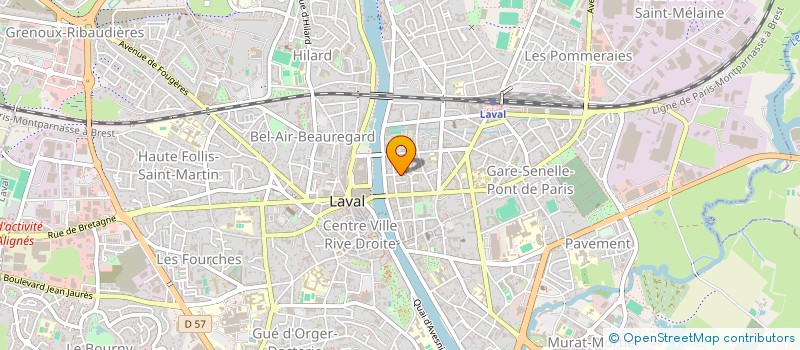 localisation de l'entreprise DRIVE TO LEARN 53 à LAVAL