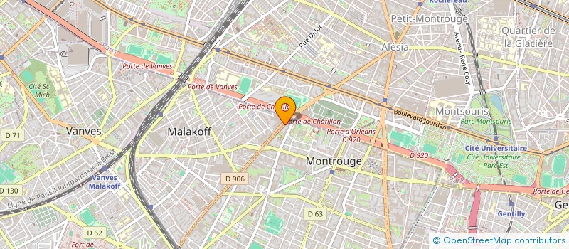 localisation de l'entreprise DRIVE TRIP à MONTROUGE