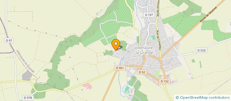 localisation de l'entreprise DRIVE UP  VILLENAUXE-LA-GRANDE