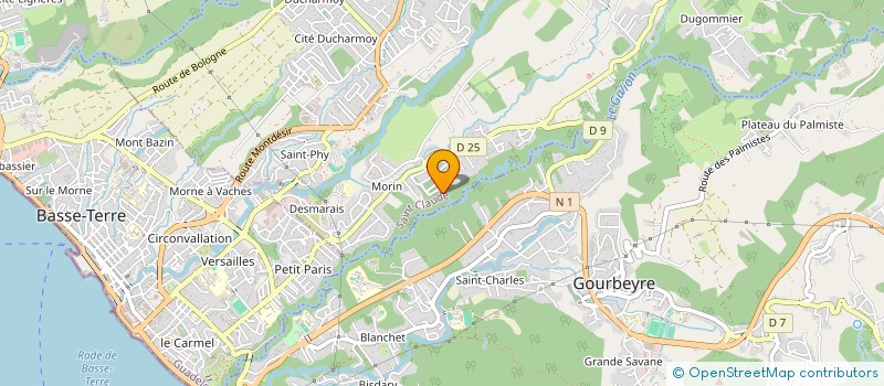 localisation de l'entreprise DRIVE UP ECOLE DE CONDUITE à SAINT-CLAUDE