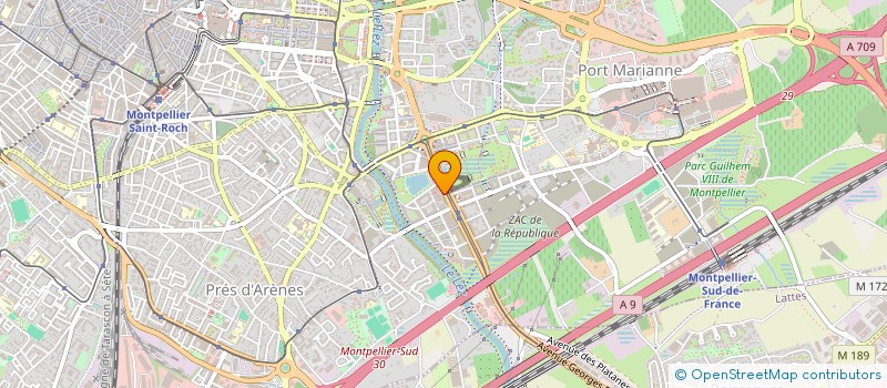 localisation de l'entreprise DRIVEFR  MONTPELLIER