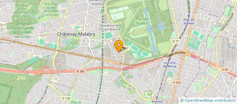 localisation de l'entreprise DRIVEIN  CHATENAY-MALABRY