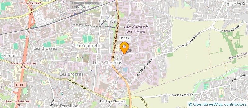 localisation de l'entreprise DRIVEN EXPERIENCE  DECINES-CHARPIEU