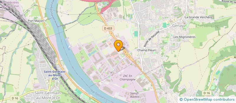 localisation de l'entreprise DRIVENCE  GENAY