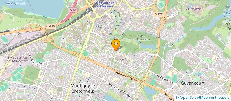 localisation de l'entreprise DRIVENTECH à LE VESINET