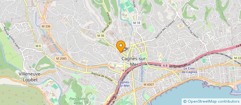 localisation de l'entreprise DRIVENWORX à CAGNES-SUR-MER